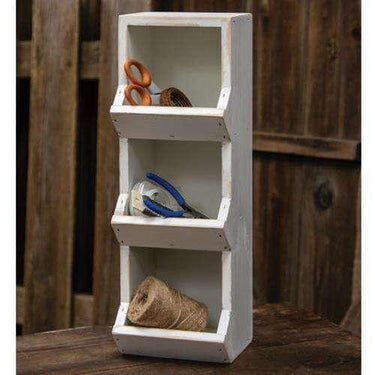 Vertical Bin, Farmhouse White - The Fox Decor